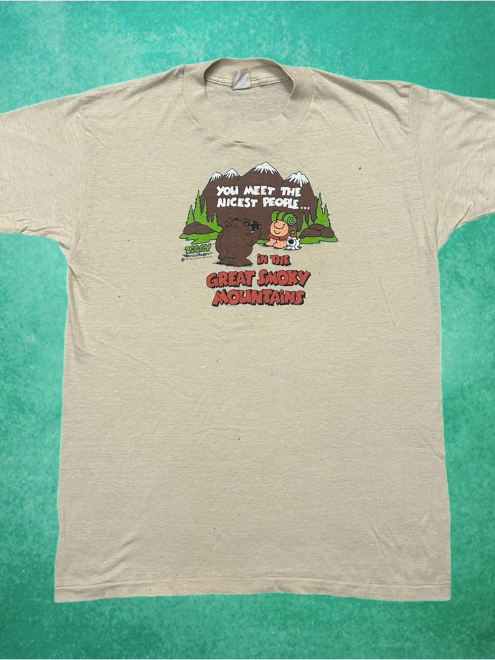 Vintage Ziggy Wilson Smoky Mountains Hiking Shirt